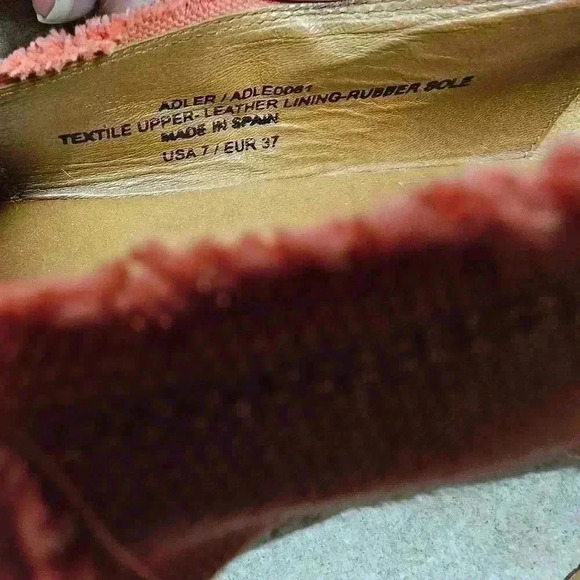 Hunter Adler Espadrille Flats Shoes Slip On Women's 7 Summer Vacation Casual - Picture 9 of 9